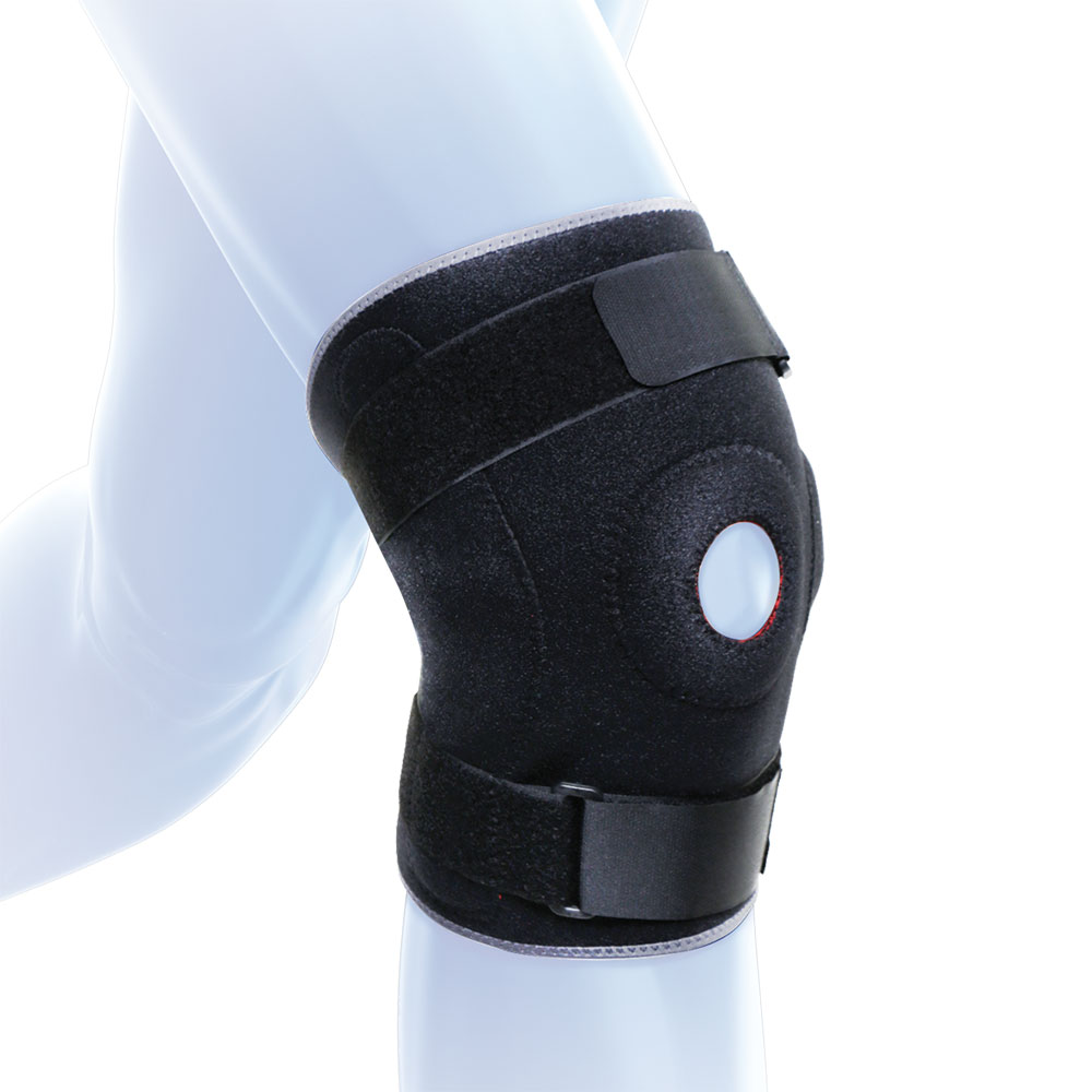 Hinged knee support